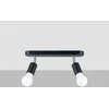 Sollux Lighting Lubinis šviestuvas FORNES 2 juodas