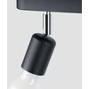 Sollux Lighting Lubinis šviestuvas FORNES 3 juodas