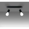 Sollux Lighting Lubinis šviestuvas FORNES 2 juodas
