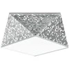 Lubinis šviestuvas Sollux Lighting Sollux Plafonas HEXA 25 sidabro