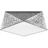 Lubinis šviestuvas Sollux Lighting Sollux Plafonas HEXA 35 sidabro