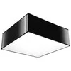 Lubinis šviestuvas Sollux Lighting Sollux Sieninis šviestuvas HORUS juodas