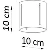Sollux Lighting Lubinis šviestuvas INEZ baltas