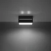 Sollux Lighting Lubinis šviestuvas LOBO 2 juodas