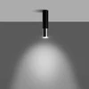 Sollux Lighting Lubinis šviestuvas LOOPEZ juodas/chromas