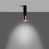 Sollux Lighting Lubinis šviestuvas LOOPEZ juodas/varis