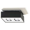 Sollux Lighting Lubinis šviestuvas MONO 2 juodas