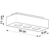 Sollux Lighting Lubinis šviestuvas MONO 3 juodas