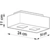 Sollux Lighting Lubinis šviestuvas MONO 2 baltas