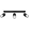 Sollux Lighting Lubinis šviestuvas NERO 3 juodas/chromas