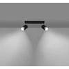 Sollux Lighting Lubinis šviestuvas NERO 2 juodas/chromas