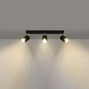 Sollux Lighting Lubinis šviestuvas NERO 3 juodas/auksinis