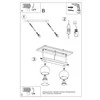 Sollux Lighting Lubinis šviestuvas OCULARE 2 baltas