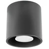 Sollux Lighting Lubinis šviestuvas ORBIS 1 antracito spalvos