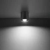 Sollux Lighting Lubinis šviestuvas ORBIS 1 antracito spalvos