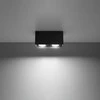 Sollux Lighting Lubinis šviestuvas QUAD juodas