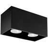 Sollux Lighting Lubinis šviestuvas QUAD juodas