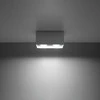 Sollux Lighting Lubinis šviestuvas QUAD pilkas