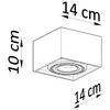 Sollux Lighting Lubinis šviestuvas QUATRO 1 iš natūralaus medžio