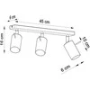 Sollux Lighting Lubinis šviestuvas RING 3 chromas