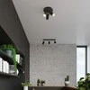Sollux Lighting Lubinis šviestuvas RING 3P juodas