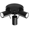 Sollux Lighting Lubinis šviestuvas RING 3P juodas
