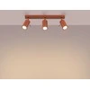 Sollux Lighting Lubinis šviestuvas RING 3L raudona ochra