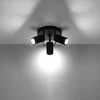 Sollux Lighting Lubinis šviestuvas RING 3P juodas