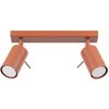 Sollux Lighting Lubinis šviestuvas RING 2 raudona ochra