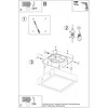 Sollux Lighting Lubinis šviestuvas RIZA concrete
