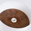 Sollux Lighting Lubinis šviestuvas TELESTO baltas/tamsiai rudas