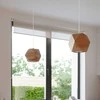 Sollux Lighting Lubinis šviestuvas WOODY 3 iš natūralaus medžio