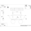 Sollux Lighting Lubinis šviestuvas YOLI 2 baltas