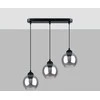 Sollux Lighting Pakabinamas šviestuvas ALINO 3 juodas