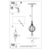 Sollux Lighting Pakabinamas šviestuvas ARANCIA iš natūralaus medžio