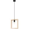 Sollux Lighting Pakabinamas šviestuvas ARIES iš natūralaus medžio