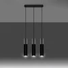 Sollux Lighting Sollux Pakabinamas šviestuvas BORGIO 3 juodas