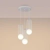 Sollux Lighting Pakabinamas šviestuvas BRINA 3P baltas