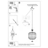 Sollux Lighting Pakabinamas šviestuvas CELTA baltas