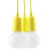 Sollux Lighting Pakabinamas šviestuvas DIEGO 3 geltonas