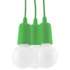 Sollux Lighting Pakabinamas šviestuvas DIEGO 3 žalias