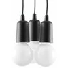 Sollux Lighting Pakabinamas šviestuvas DIEGO 3 juodas