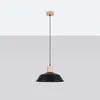 Sollux Lighting Pakabinamas šviestuvas FANO juodas
