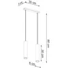Sollux Lighting Pakabinamas šviestuvas LAGOS 2 poliruoto aukso