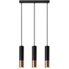 Sollux Lighting Pakabinamas šviestuvas LOOPEZ 3L juodas/varis
