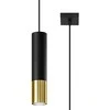 Sollux Lighting Pakabinamas šviestuvas LOOPEZ 1 juodas/auksinis