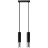 Sollux Lighting Pakabinamas šviestuvas LOOPEZ 2 juoda/chromas