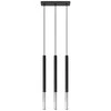Sollux Lighting Pakabinamas šviestuvas MOZAICA 3L juoda/chromas