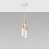 Sollux Lighting Pakabinamas šviestuvas PABLO 3P baltas