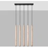 Sollux Lighting Pakabinamas šviestuvas PASTELO 5L medinis